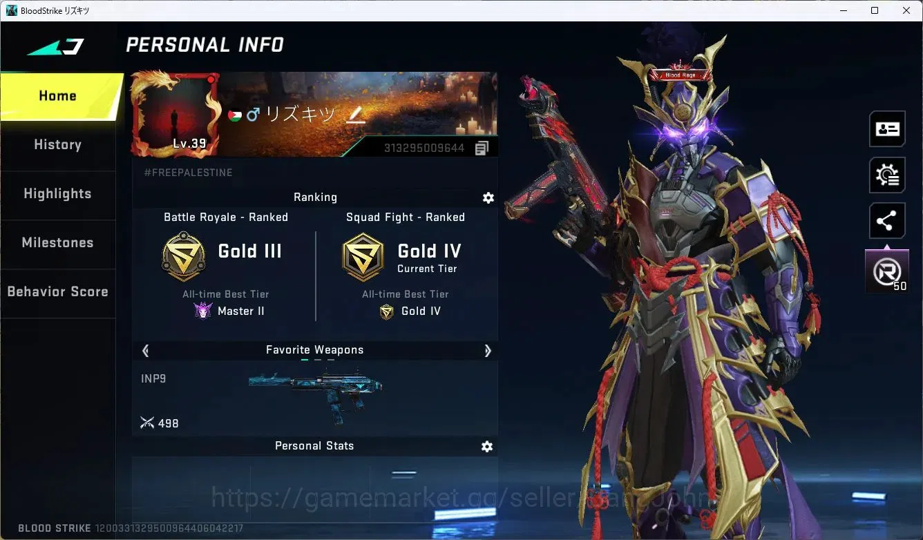 Blood Strike Accounts ASIA | 2 ETERNAL: ZERO, VOLT | 2 LIMITED Guns | 3 image 1