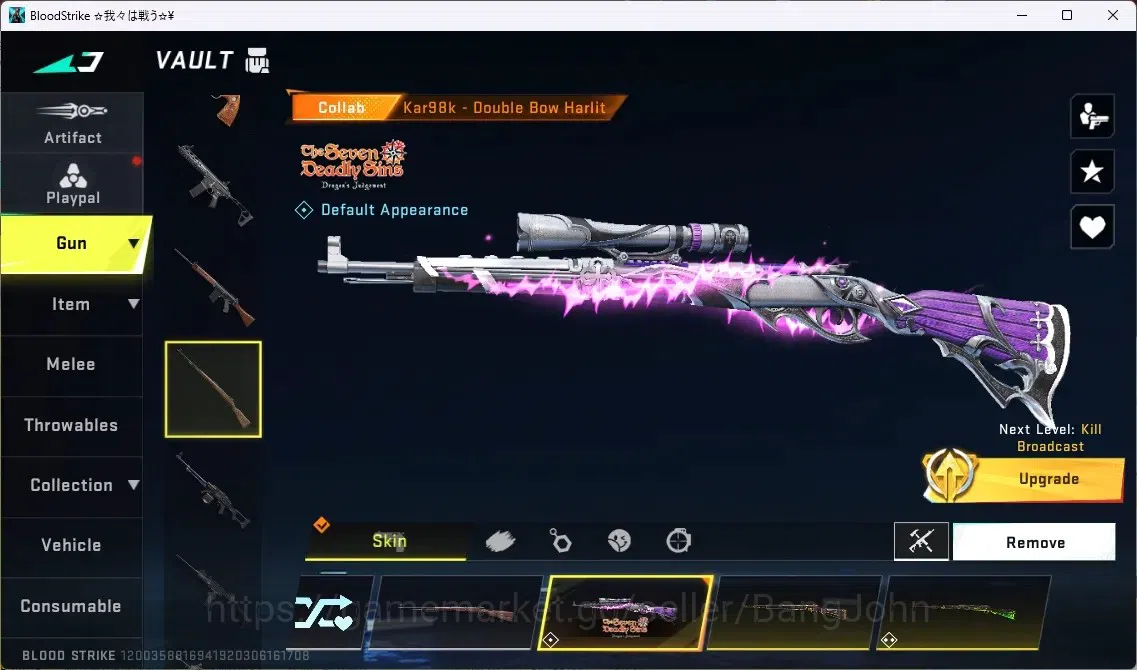 Blood Strike Accounts ASIA | 1 ETERNAL:ZERO - ODASHADOW|1 EVA | 2 TR | 1 image 15