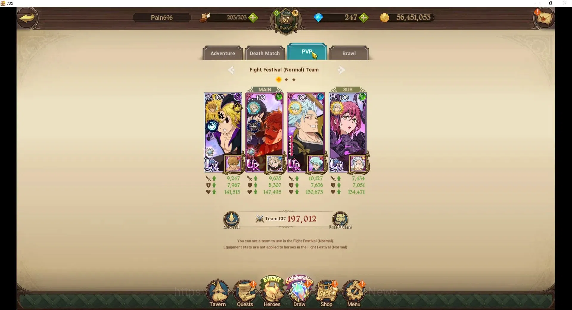 The Seven Deadly Sins: Grand Cross Accounts Endgame Global|5M CC|247 DM|9 LR+7 UR+Manny 13
