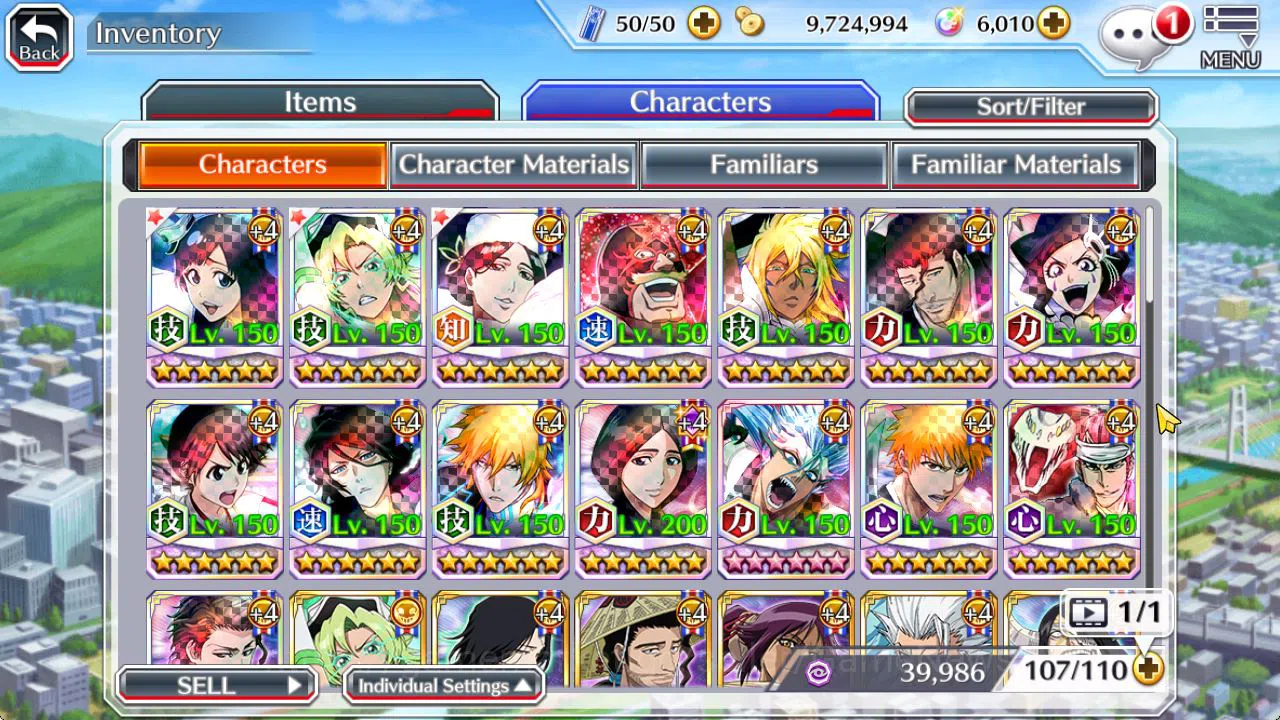 Bleach: Brave Souls Accounts [GLOBAL]6K Orb+Fresh All Story|GiseleG,Candice TYB image 13