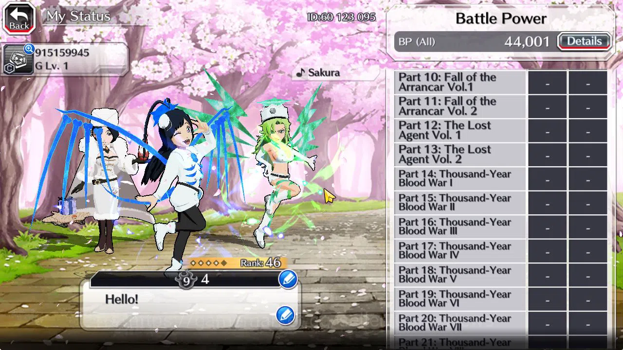 Bleach: Brave Souls Accounts [GLOBAL]6K Orb+Fresh All Story|GiseleG,Candice TYB image 17