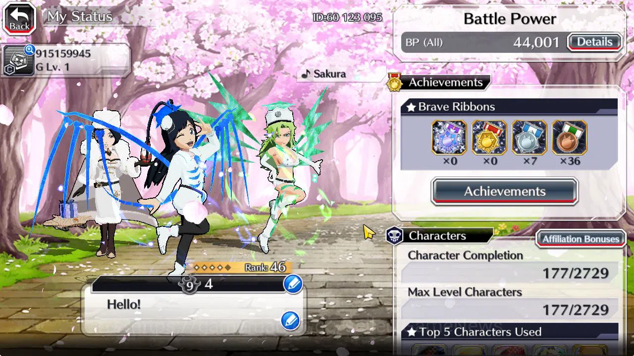 Bleach: Brave Souls Accounts [GLOBAL]6K Orb+Fresh All Story|GiseleG,Candice TYB image 20