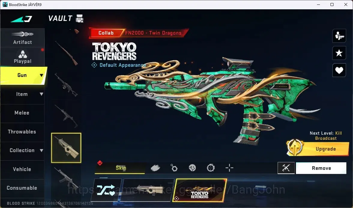 Blood Strike Accounts ASIA | Eternal: Desert Eagle-Scorpius |5 Collab Gu image 14