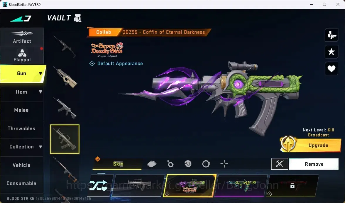 Blood Strike Accounts ASIA | Eternal: Desert Eagle-Scorpius |5 Collab Gu image 15