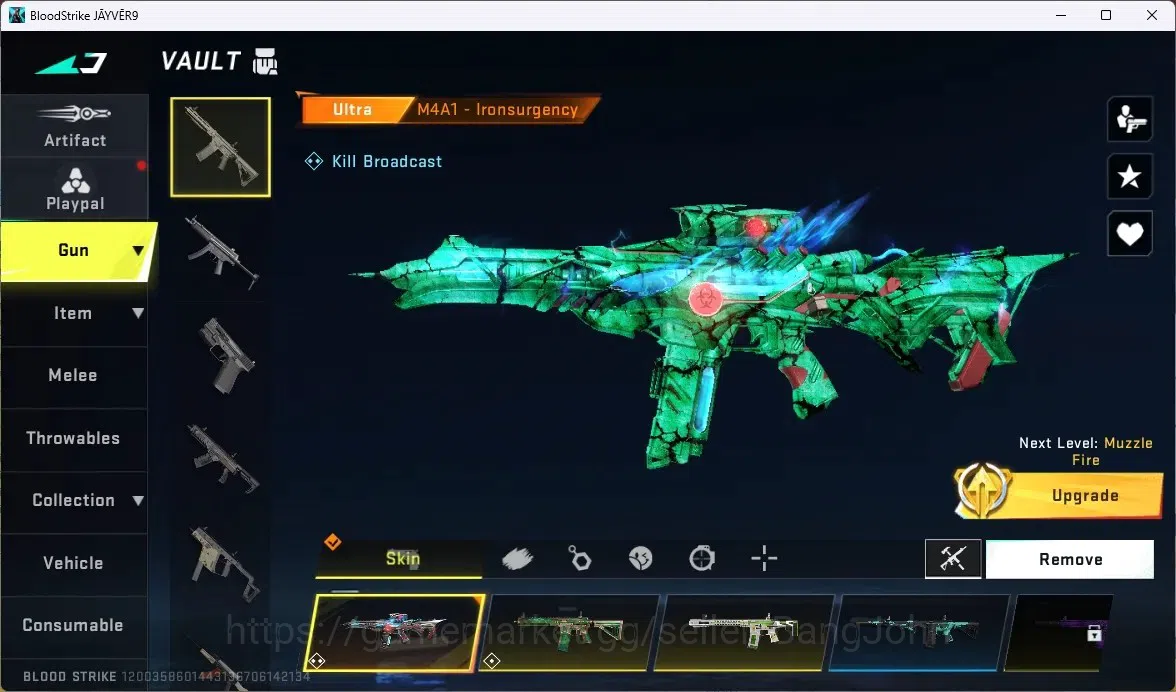 Blood Strike Accounts ASIA | Eternal: Desert Eagle-Scorpius |5 Collab Gu image 2