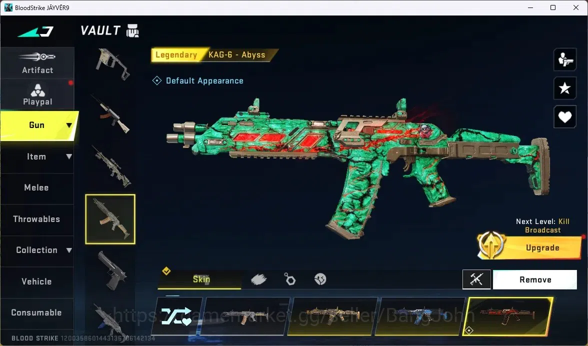 Blood Strike Accounts ASIA | Eternal: Desert Eagle-Scorpius |5 Collab Gu image 3
