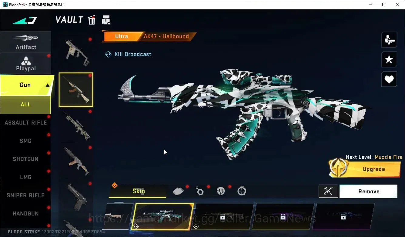 Blood Strike Accounts Asia|ETERNAL DeAgle-Scorpio+MELEE AXE-Crystal,Coll image 12