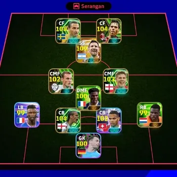 eFootball Accounts Legends & Iconic Players Android|PW 3190|Lionel Messi BigT,James Rodriguez ShowT,Zlatan Ibrahimovic