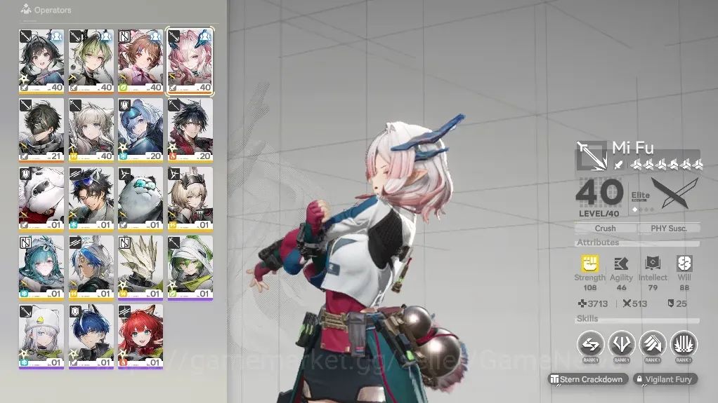 Arknights: Endfield Accounts Asia|Lv 30|3 SSR 1 Limited Mi Fu + 2 Standard Lifeng & Ardelia|5 (*6 Weapon)|1 Selector On|Log 1