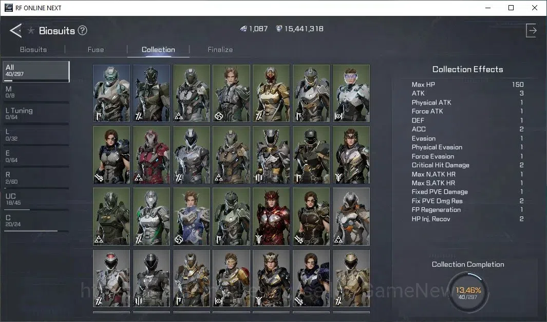 RF Online Next Accounts Starter Anka 3 | Lvl 47 | 1K Diamond + 25k CP + 15 image 7