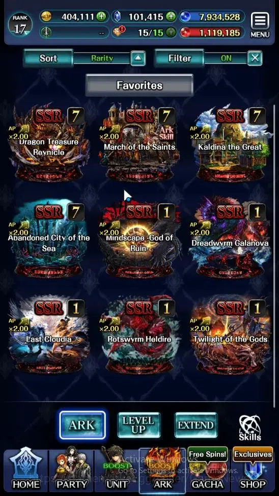 Last Cloudia Accounts Endgame GLOBAL|Rank 17|101k Crystal|Collab BraveFrontier (G Tilith,FG Vargas)+Top Tier Units (Goddess 3