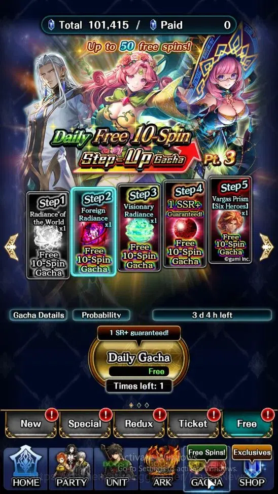 Last Cloudia Accounts Endgame GLOBAL|Rank 17|101k Crystal|Collab BraveFrontier (G Tilith,FG Vargas)+Top Tier Units (Goddess 6