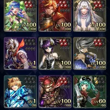 Last Cloudia Accounts Endgame GLOBAL|Rank 17|101k Crystal|Collab BraveFrontier (G Tilith,FG Vargas)+Top Tier Units (Goddess