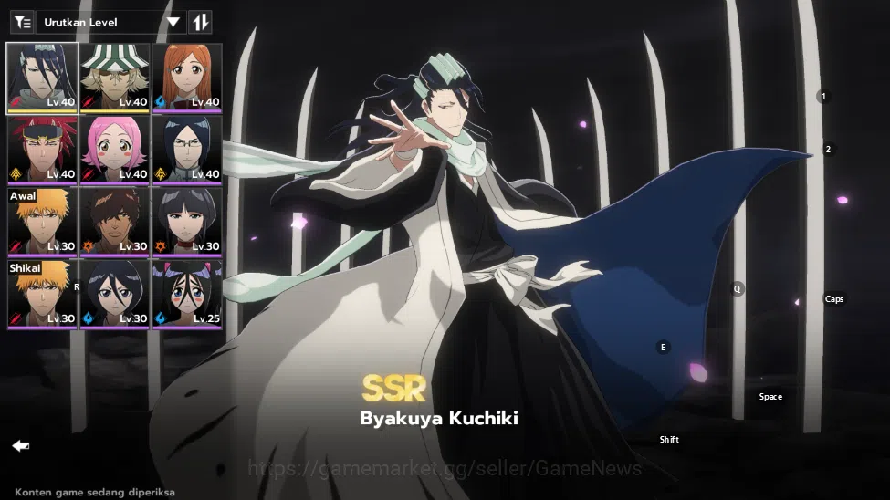 BLEACH: Soul Resonance Accounts [Nuverse SEA Server] Lv 25|1.4k Orb|2 SSR (Byakuya image 20
