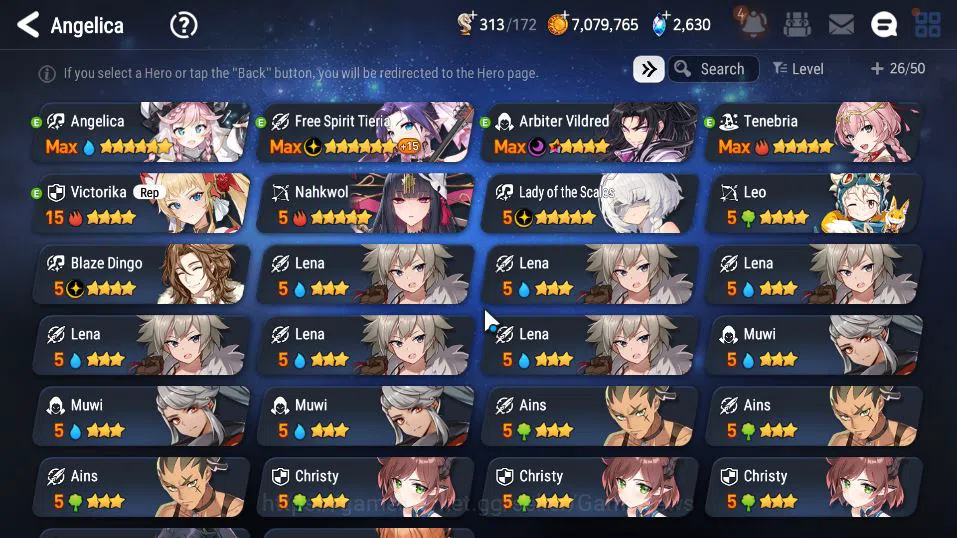 Epic Seven Accounts GLOBAL Unverif|New Era|2 ML(LOT Scales, LC Bellona image 2