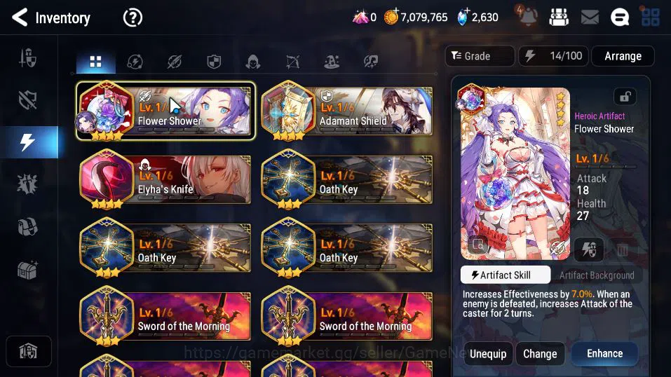Epic Seven Accounts GLOBAL Unverif|New Era|2 ML(LOT Scales, LC Bellona image 5