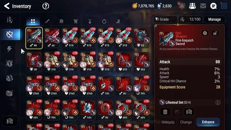 Epic Seven Accounts GLOBAL Unverif|New Era|2 ML(LOT Scales, LC Bellona image 6