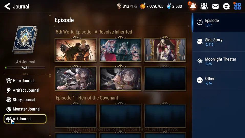Epic Seven Accounts GLOBAL Unverif|New Era|2 ML(LOT Scales, LC Bellona image 7