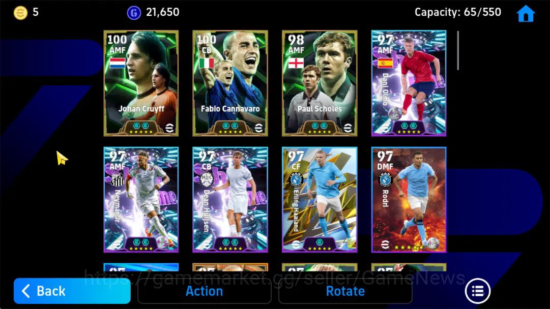 eFootball Accounts Mobile|BigTime(Roberto Carlos),Momentum Dribbling( image 14
