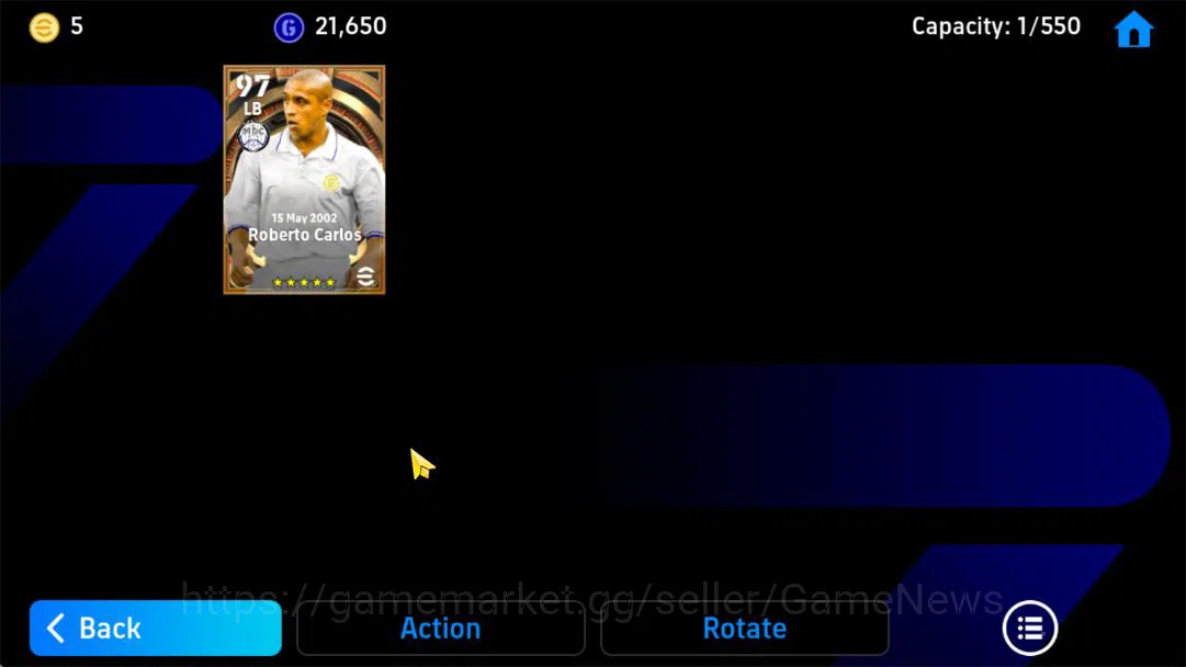 eFootball Accounts Mobile|BigTime(Roberto Carlos),Momentum Dribbling( image 4