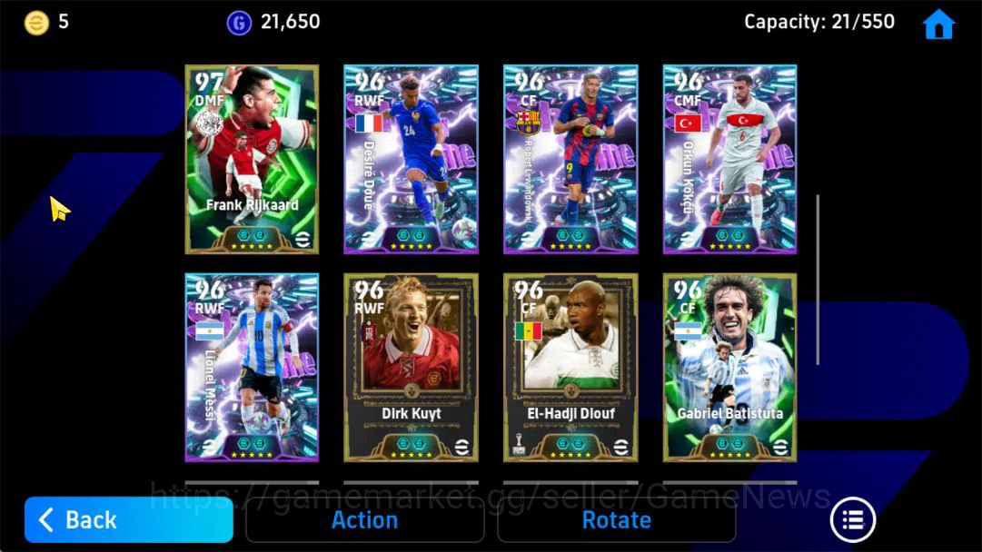 eFootball Accounts Mobile|BigTime(Roberto Carlos),Momentum Dribbling( image 6