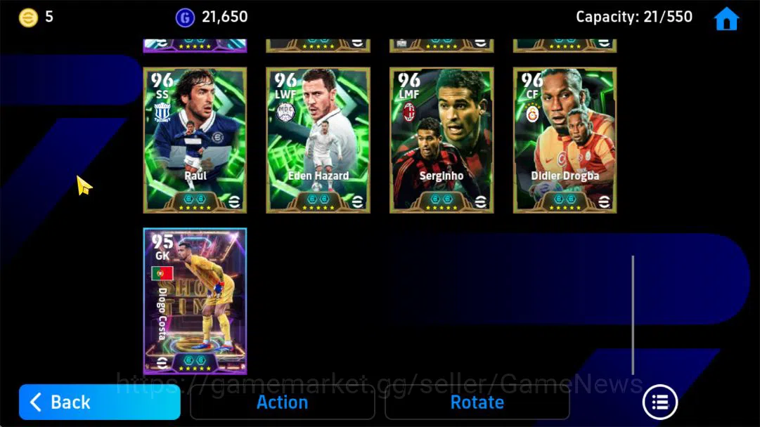 eFootball Accounts Mobile|BigTime(Roberto Carlos),Momentum Dribbling( image 7