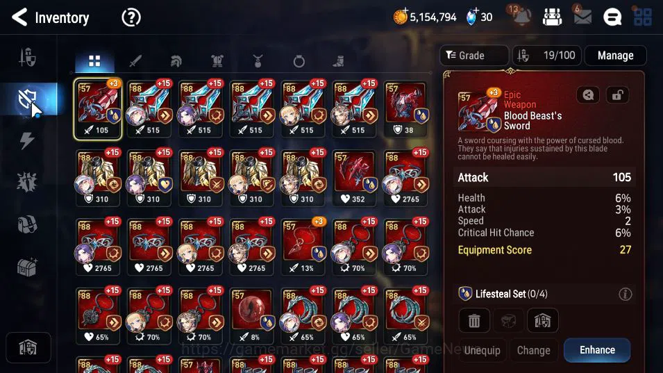Epic Seven Accounts GLOBAL Unverif|New Era|2 ML(NC Landy,PC Flan)+Nahk image 13