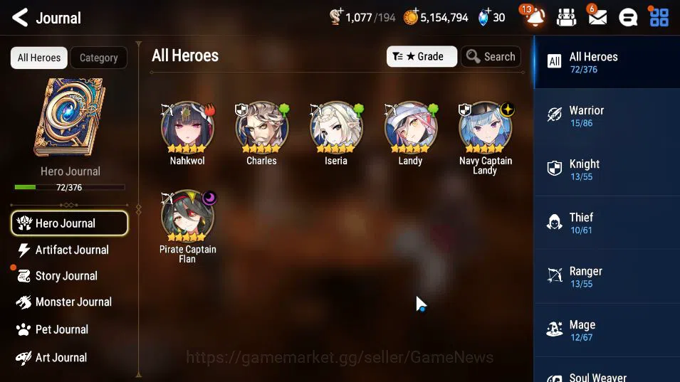 Epic Seven Accounts GLOBAL Unverif|New Era|2 ML(NC Landy,PC Flan)+Nahk image 16