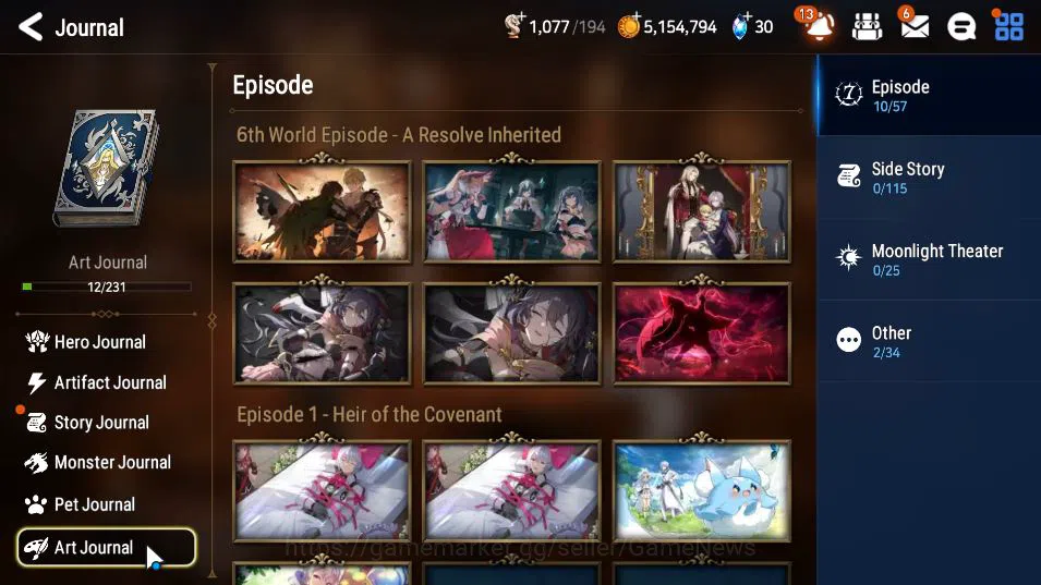 Epic Seven Accounts GLOBAL Unverif|New Era|2 ML(NC Landy,PC Flan)+Nahk image 2