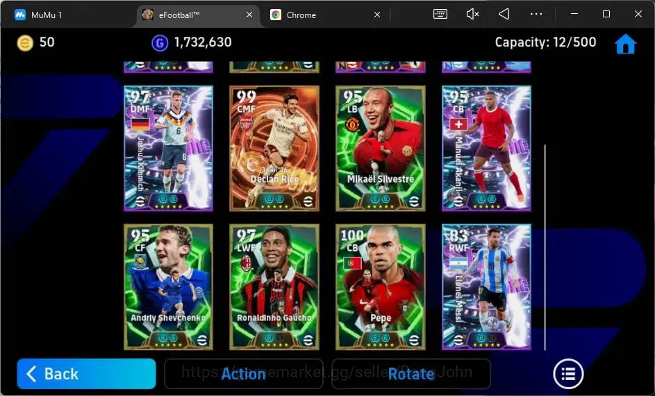 eFootball Accounts Mobile|PW 3165|Bigtime Declan Rice|Epic Gerrard,Sh image 4