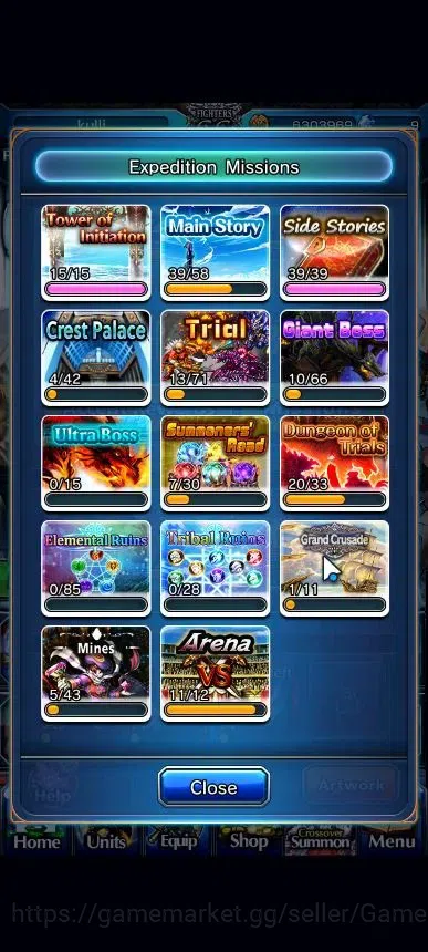 Grand Summoners Accounts Global|Rank 74|21 Ascend+5 TW|(Okarun,Saitama,Fen, image 7