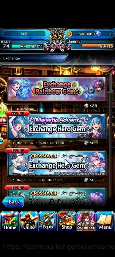 Grand Summoners Accounts Global|Rank 74|21 Ascend+5 TW|(Okarun,Saitama,Fen, image 8