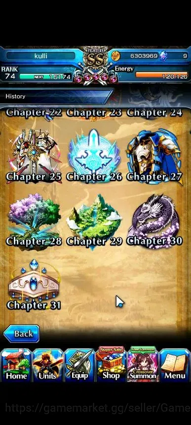 Grand Summoners Accounts Global|Rank 74|21 Ascend+5 TW|(Okarun,Saitama,Fen, image 9