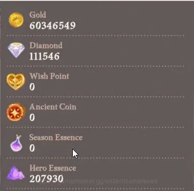 AFK Journey Accounts GLOBAL S4660|Ready Gacha|5 Hero Selector|29 S Char image 11