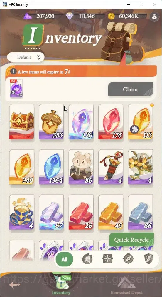 AFK Journey Accounts GLOBAL S4660|Ready Gacha|5 Hero Selector|29 S Char image 8