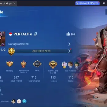 Honor of Kings Accounts Rare Skin Global|113H 110S|1 Sanxingdui|2 legend|GM Skins|2 Worldly|1 Limbo|11 Epic|2 Event