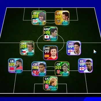 eFootball Accounts Legends & Iconic Players Android|Power 3132|11 Epic(George Best,Tomas Rosicky,Roberto Baggio,Kahn),etc|11