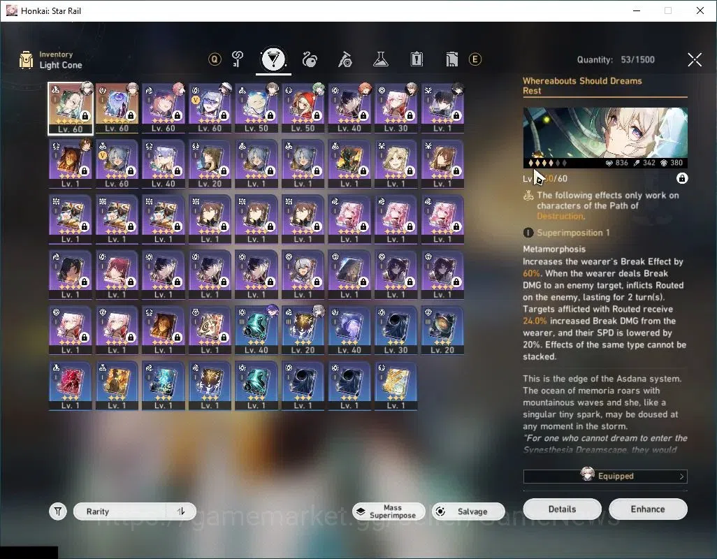 Honkai Star Rail Accounts Asia|TL 48|5 Limited| Firefly+Sign,The Dahlia,Ache image 5