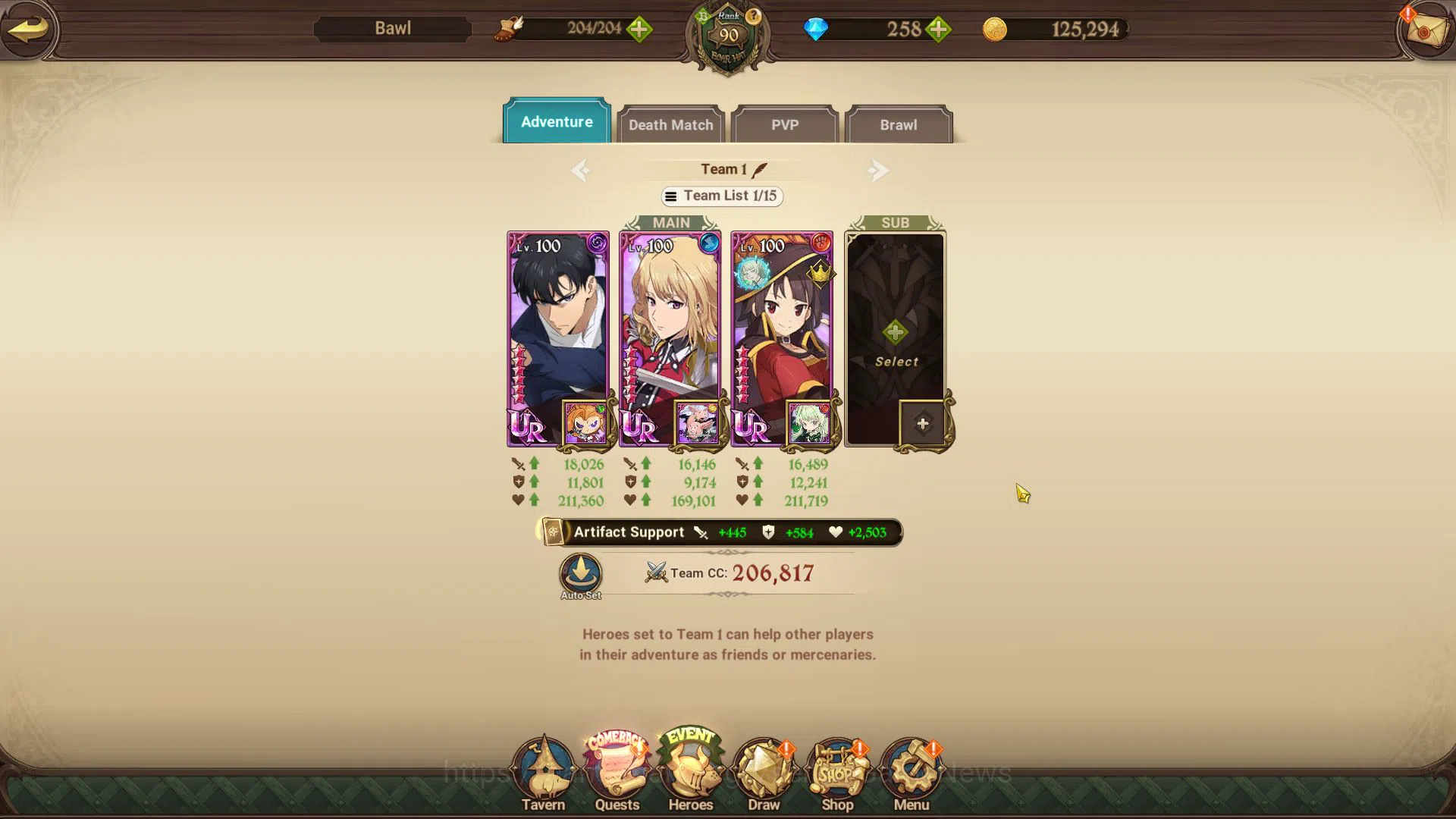 The Seven Deadly Sins: Grand Cross Accounts Midgame Asia|3,8M CC|258 DM|2 LR+8 UR+Collab 11