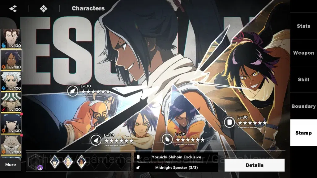 BLEACH: Soul Resonance Accounts NuverseSEA|LV 77|9 SSR [AizenB5,YoruB5,ToshiroB2,U image 11