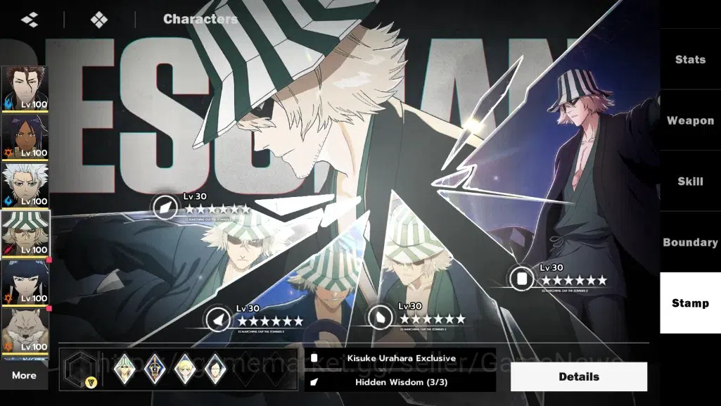 BLEACH: Soul Resonance Accounts NuverseSEA|LV 77|9 SSR [AizenB5,YoruB5,ToshiroB2,U image 19