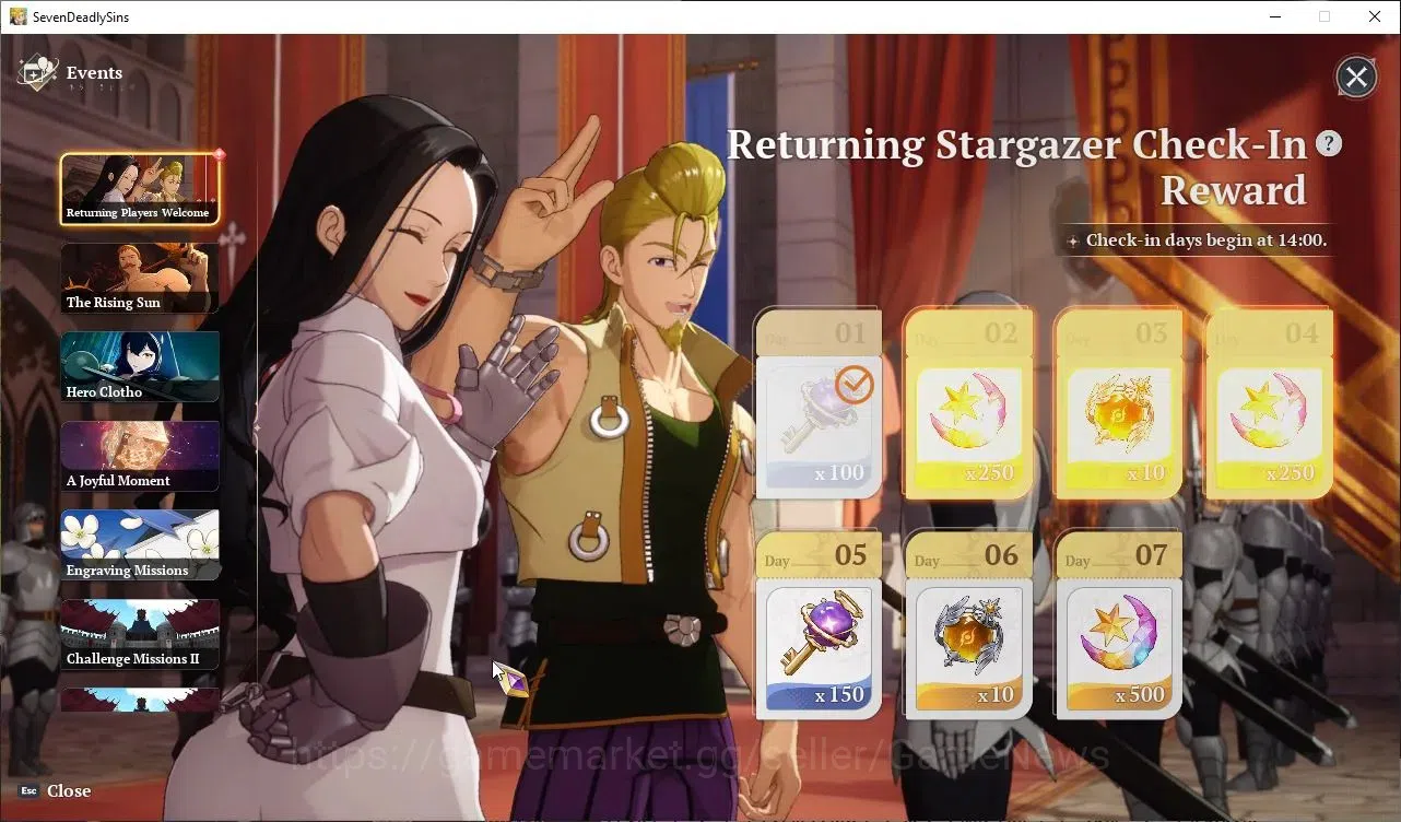 The Seven Deadly Sins: Origin Accounts SEA|Starter Gacha Lvl 15|17.555 Star Frag+21SSR Ti image 5