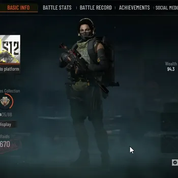 Arena Breakout Accounts High-End MOBILE Lv30|SV 100M|CV 85,1M|Melee Sapper Shovel,Battle Machete|BG LR-AR1,PR MPX,MG