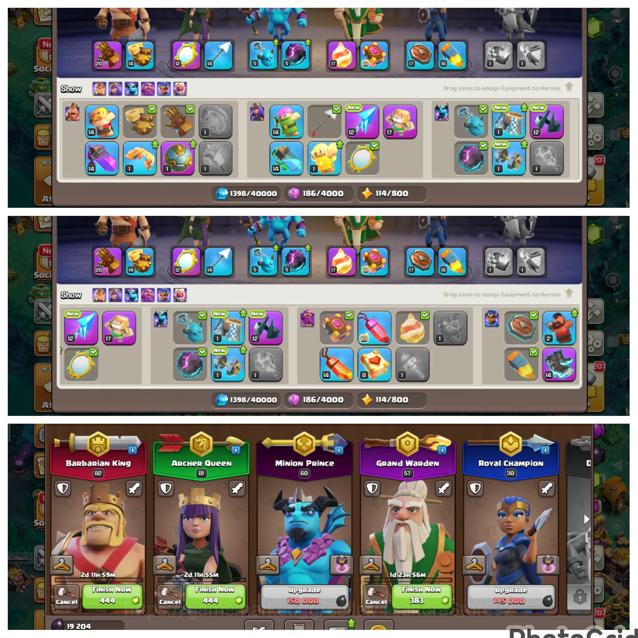 Clash of Clans Accounts High-End FLASH SALE|TH 14 LVL 211 100% Fullymax|BK 83 AQ 82 MP 60 GW 58 RC 30|MANY EPIC MAX|MANY 3
