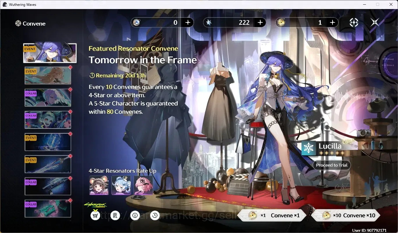 Wuthering Waves Accounts SEA |UL 51|Rank 6|Lucy RC5|4 Limited Char[Lucy+(Si image 13