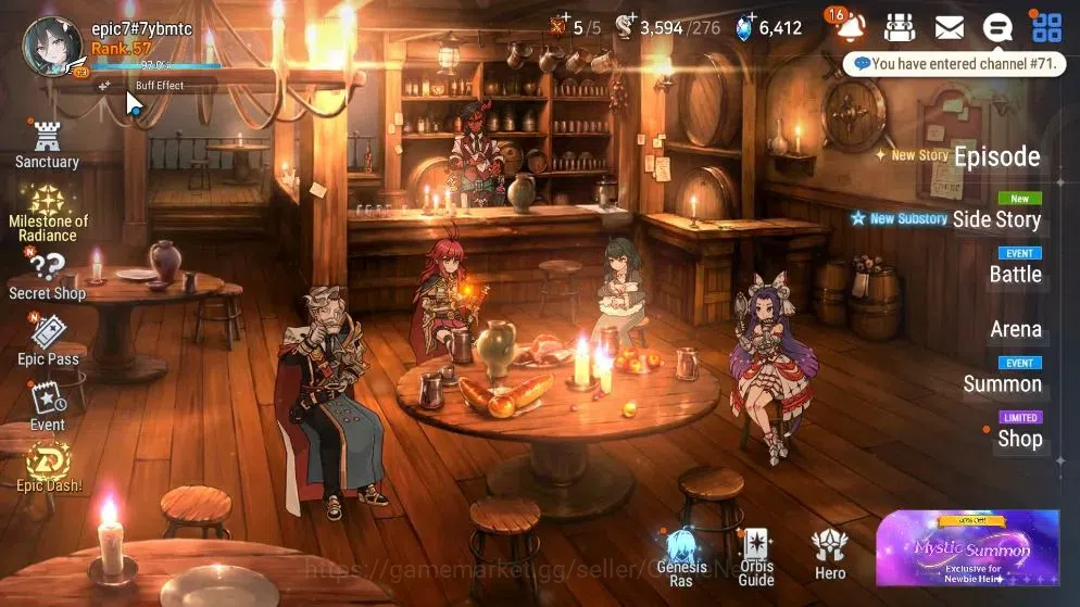 Epic Seven Accounts High-End Global UnVerif|NewEra|13 ML(SN Yulha,NM Luna,LW Peira,Straze,etc)+Aby Fumyr,Fenne,etc|6,4K 1