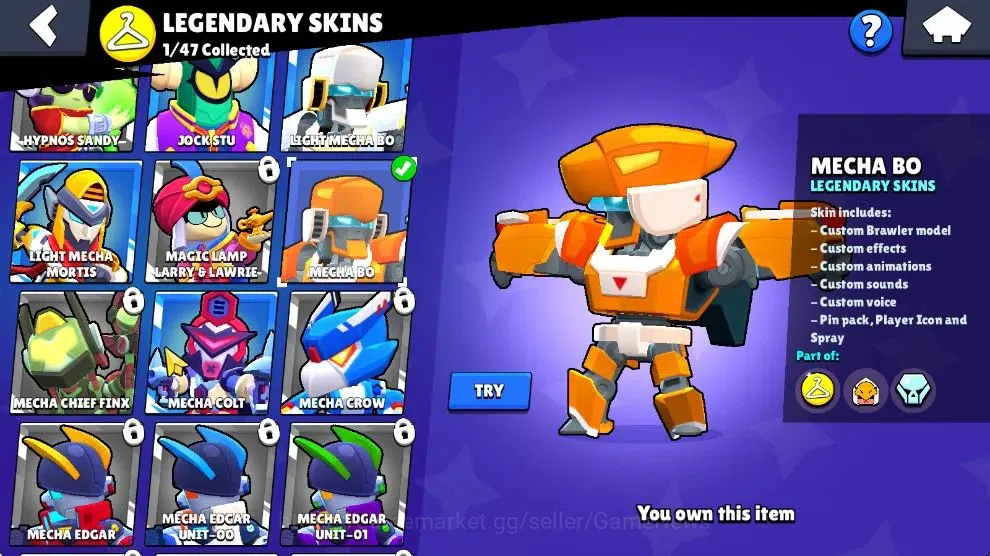 Brawl Stars Accounts 2213 Trophy|23K Bling 135 Gem|37 Brawlers 2 Max Lv image 10