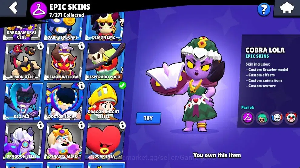 Brawl Stars Accounts 2213 Trophy|23K Bling 135 Gem|37 Brawlers 2 Max Lv image 11