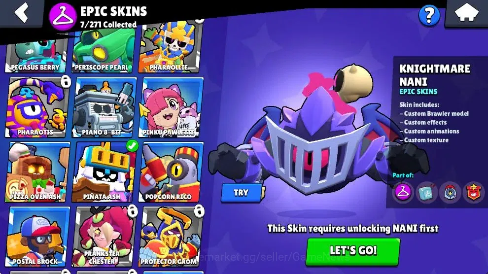 Brawl Stars Accounts 2213 Trophy|23K Bling 135 Gem|37 Brawlers 2 Max Lv image 12
