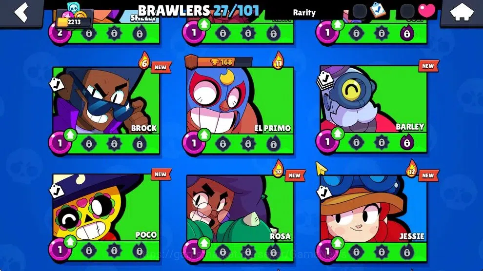 Brawl Stars Accounts 2213 Trophy|23K Bling 135 Gem|37 Brawlers 2 Max Lv image 9